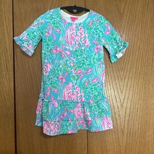 Lilly Pulitzer Kids Dress - Pink and Blue Floral